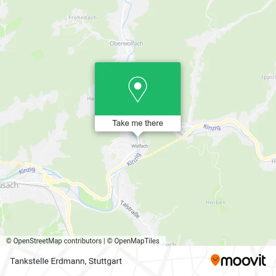 Tankstelle Erdmann map