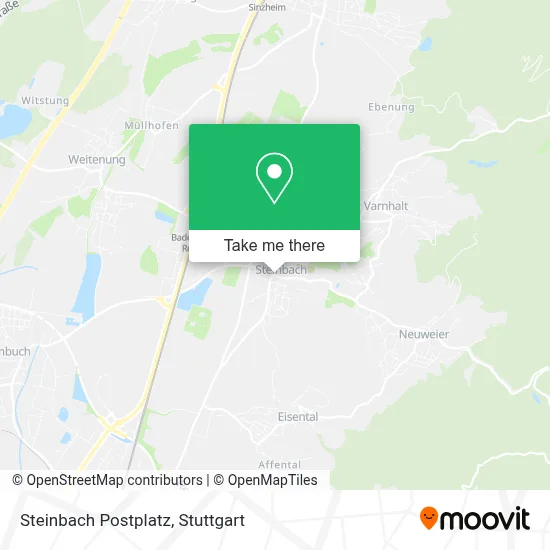 Steinbach Postplatz map