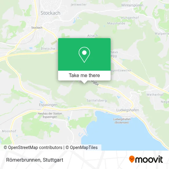 Römerbrunnen map