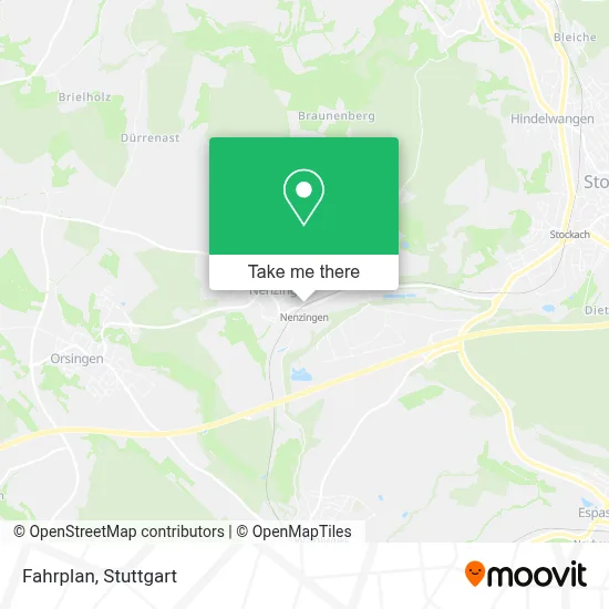 Fahrplan map