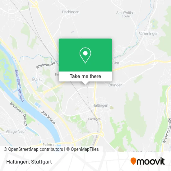 Haltingen map