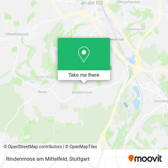 Rindenmoos am Mittelfeld map