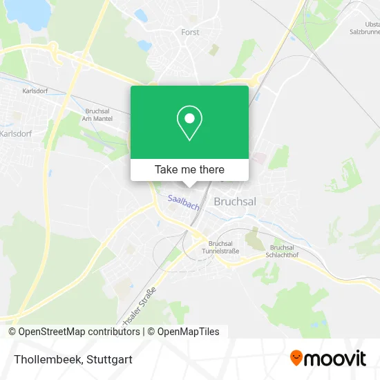 Thollembeek map