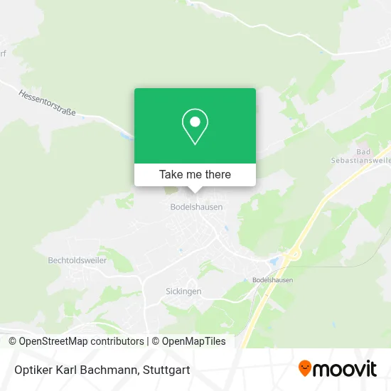 Optiker Karl Bachmann map