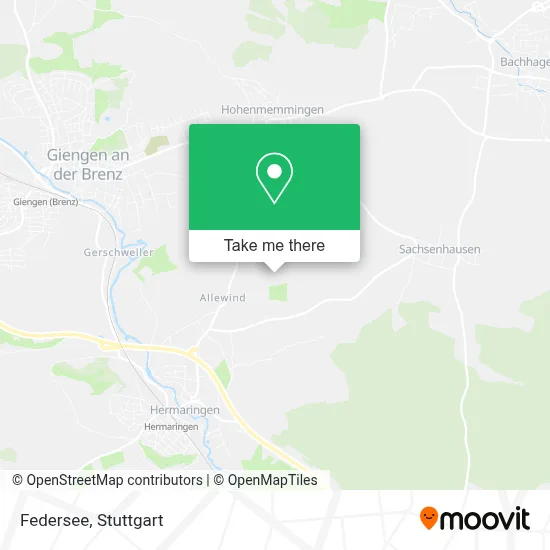 Federsee map