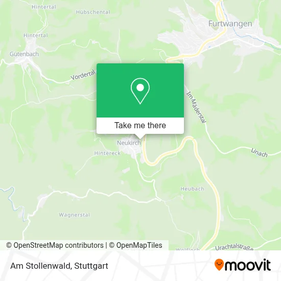 Am Stollenwald map