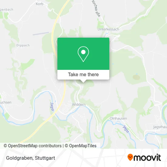 Goldgraben map