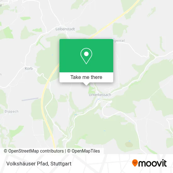 Volkshäuser Pfad map