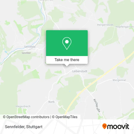 Sennfelder map