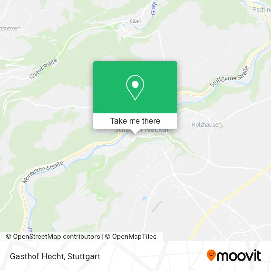 Gasthof Hecht map