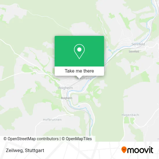 Zeilweg map