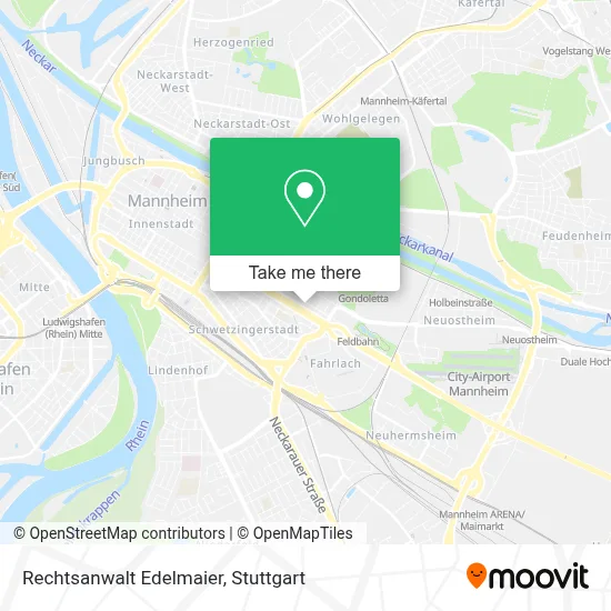 Rechtsanwalt Edelmaier map