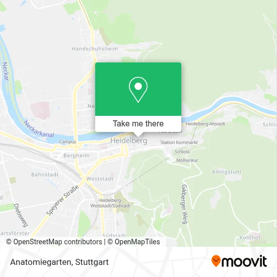 Anatomiegarten map