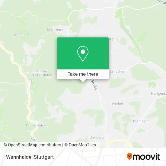 Wannhalde map