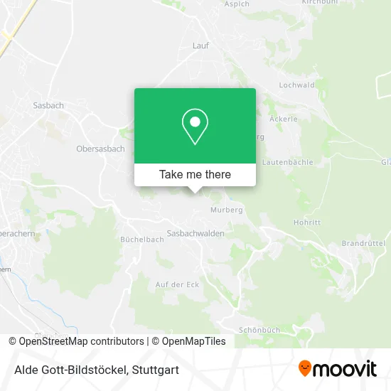 Alde Gott-Bildstöckel map