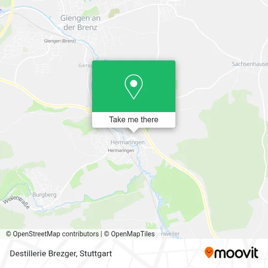 Destillerie Brezger map