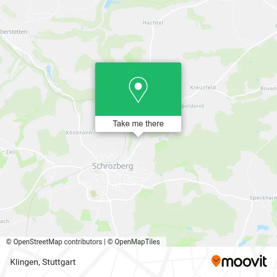 Klingen map