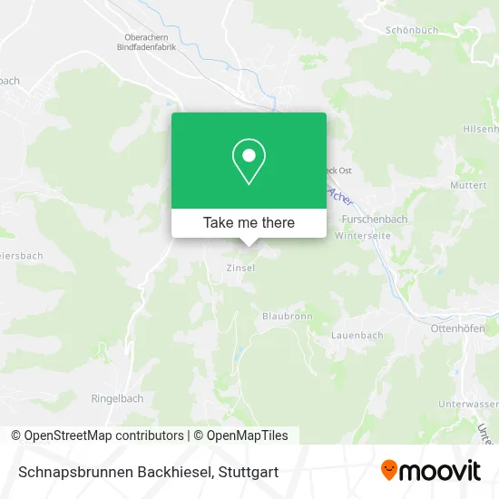 Schnapsbrunnen Backhiesel map