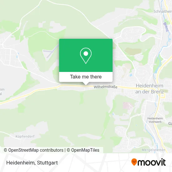 Heidenheim map