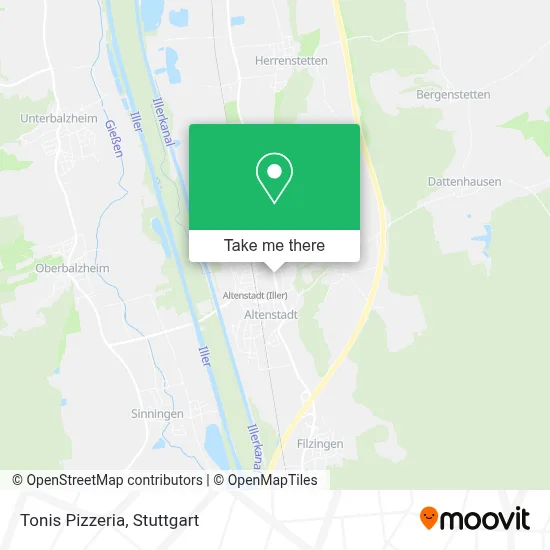 Tonis Pizzeria map