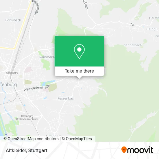Altkleider map