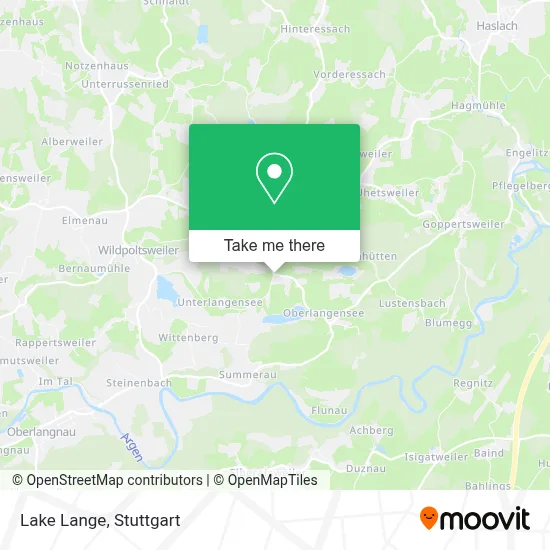 Langensee map