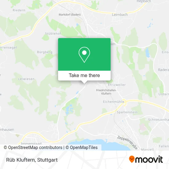 Rüb Kluftern map