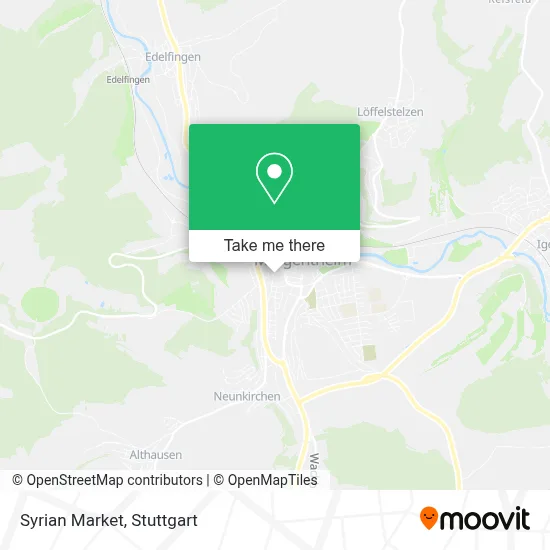 Syrian Market map