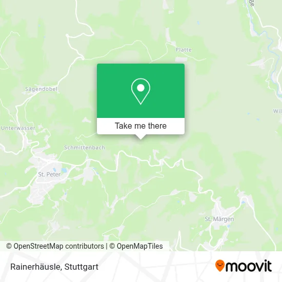 Rainerhäusle map