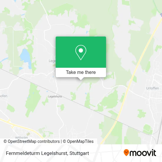 Fernmeldeturm Legelshurst map