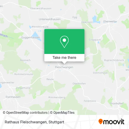 Rathaus Fleischwangen map
