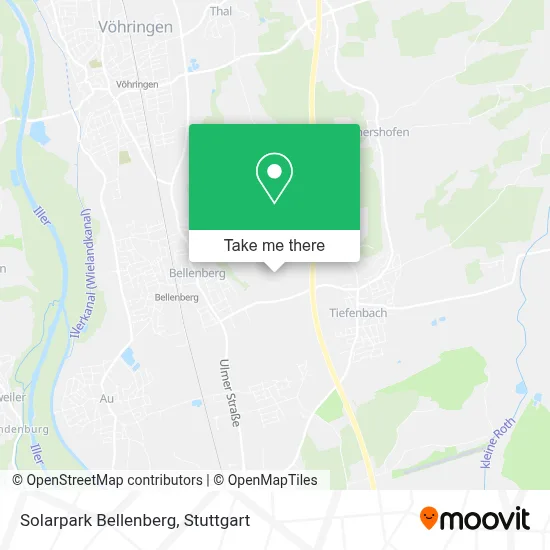 Solarpark Bellenberg map