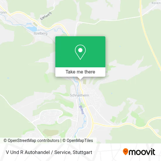 V Und R Autohandel / Service map