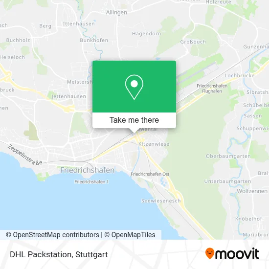 DHL Packstation map