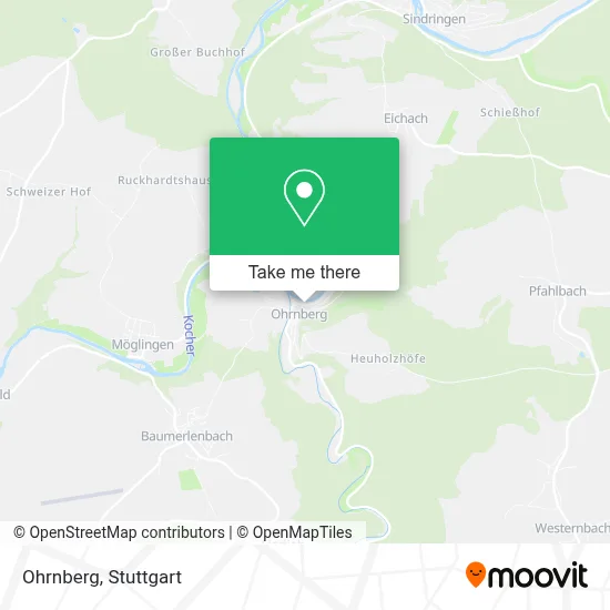 Ohrnberg map