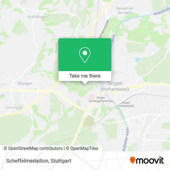 Scheffelmedaillon map