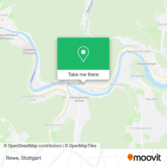 Rewe map