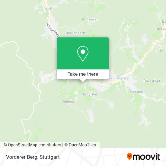 Vorderer Berg map