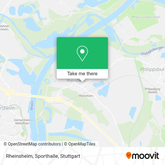 Rheinsheim, Sporthalle map