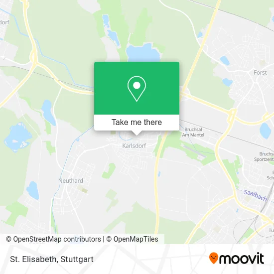 St. Elisabeth map