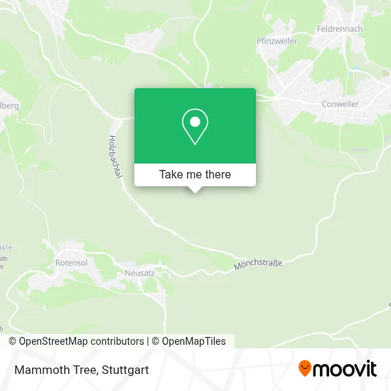 Mammutbaum map