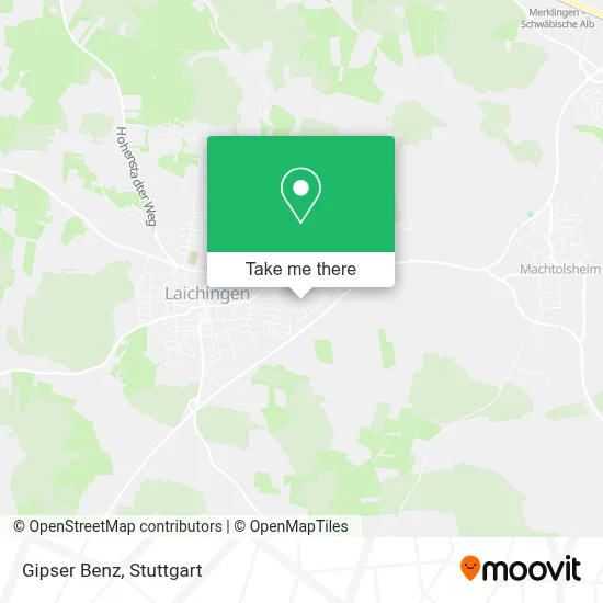 Gipser Benz map