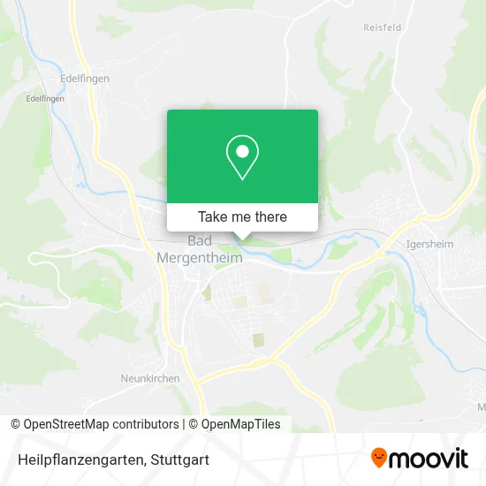 Heilpflanzengarten map
