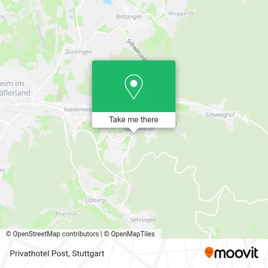 Privathotel Post map