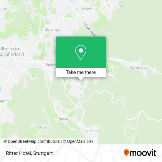 Hotel Ritter map