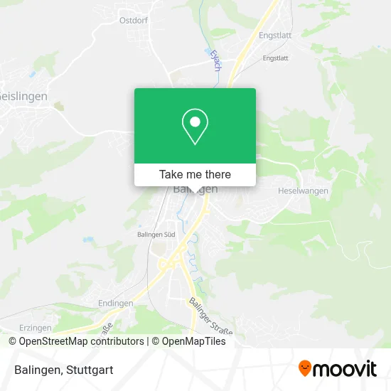 Balingen map