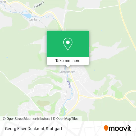 Georg Elser Denkmal map