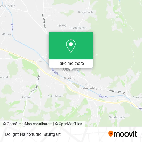 Delight Hair Studio map