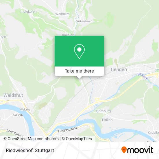 Riedwieshof map