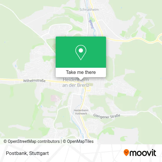 Postbank map